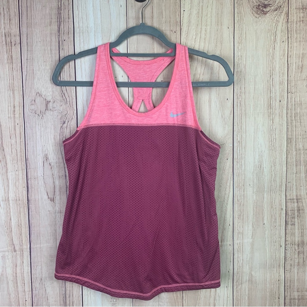 Nike Reversible‎ Pink and Burgundy Tank Top
